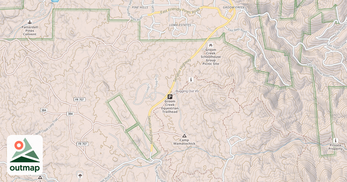 Map of Bugging Out