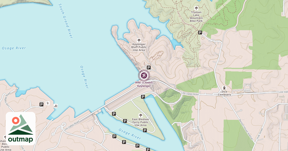 Map of WM: (Closed) Kaysinger