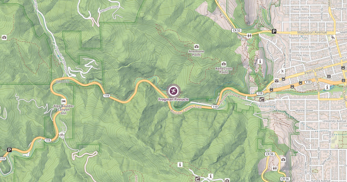 Map preview of Frogman Pinnacle