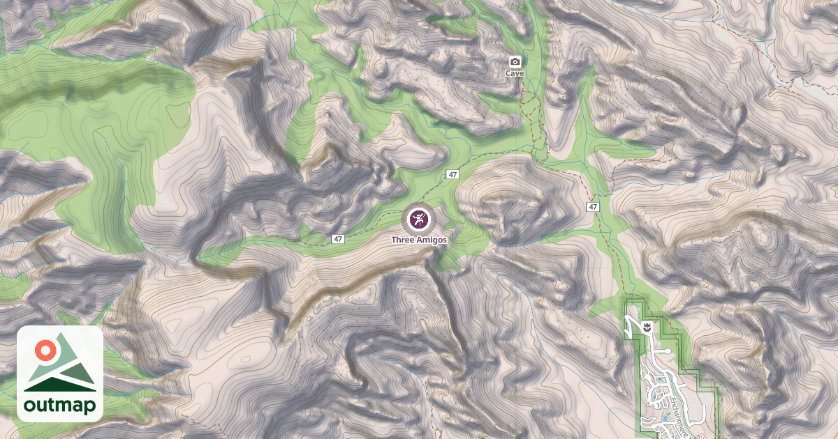 Map of Three Amigos