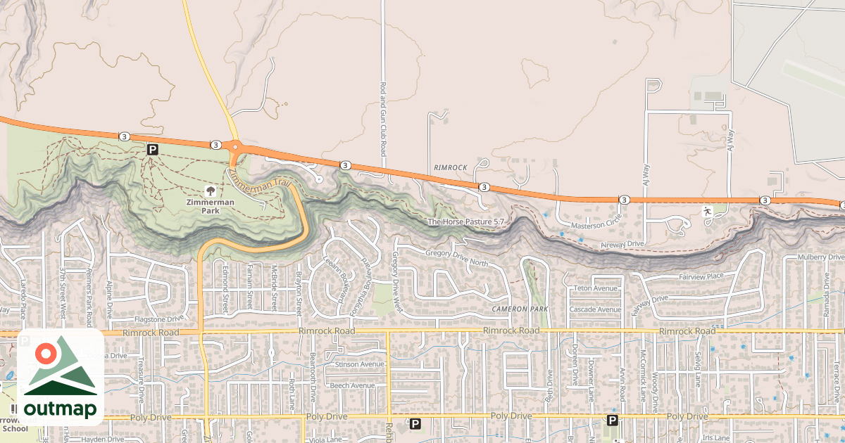 Map of The Horse Pasture
