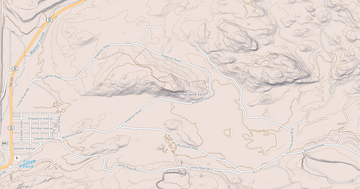 Map preview of Nectarine