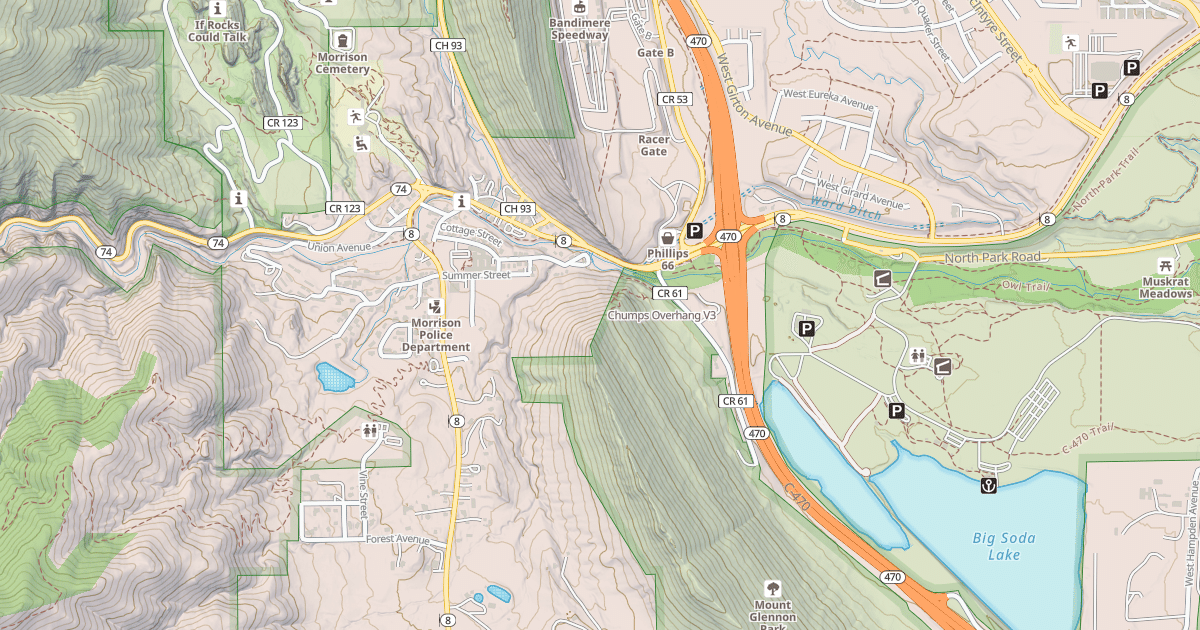 Map preview of Chumps Overhang