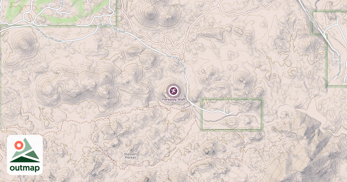 Map of Foreplay Wall