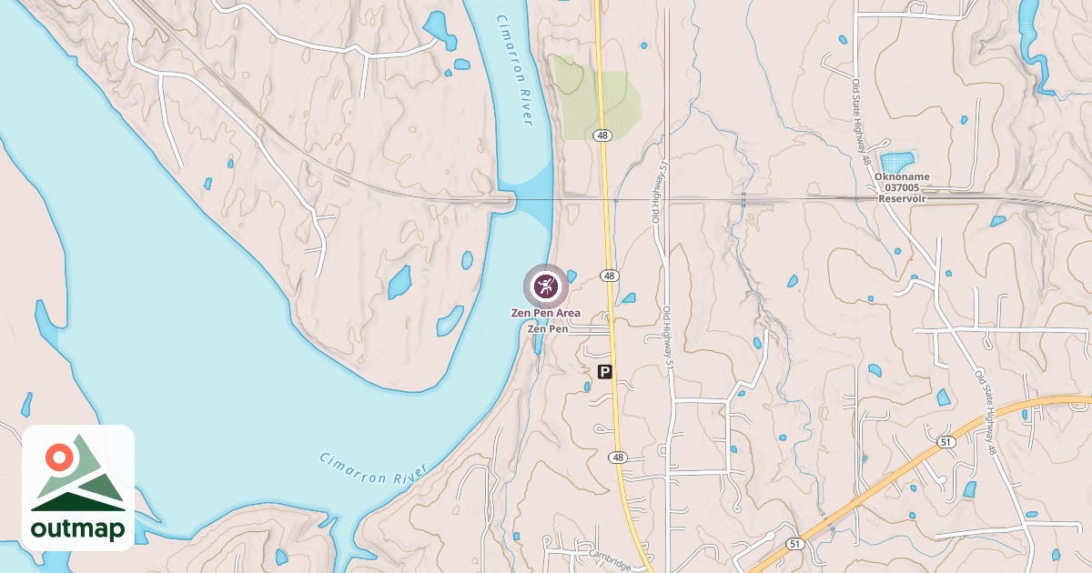 Map of Zen Pen Area