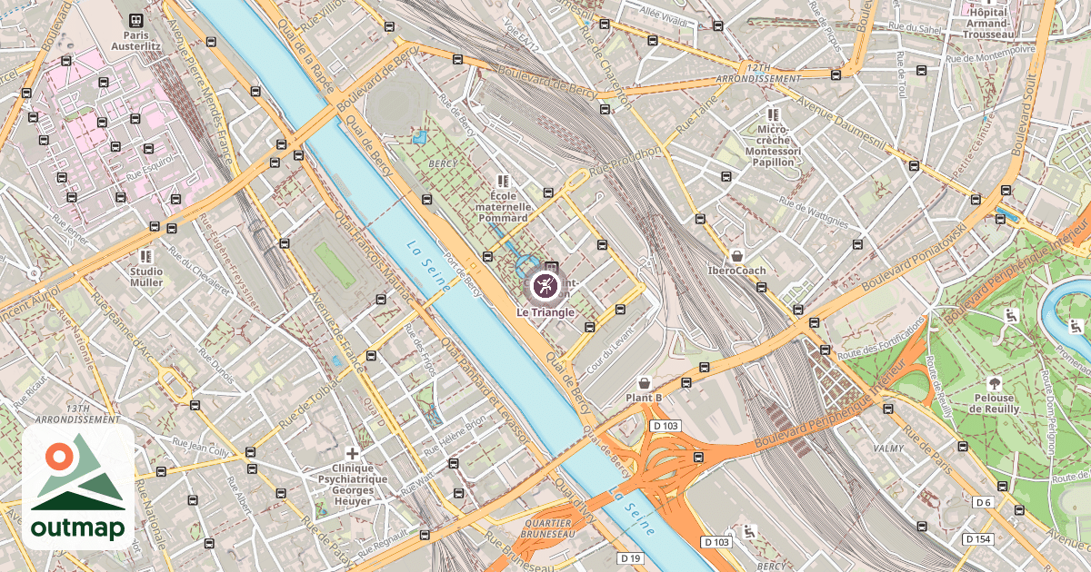 Map of Le Triangle