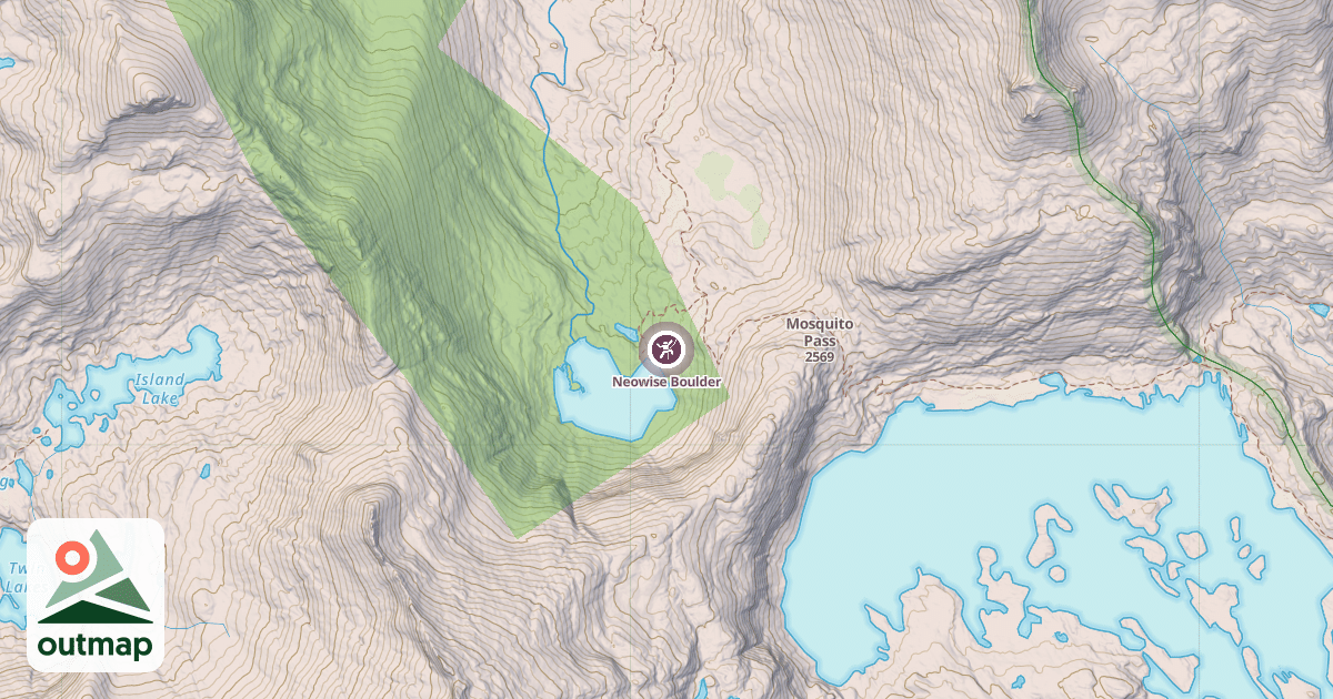 Map of Neowise Boulder