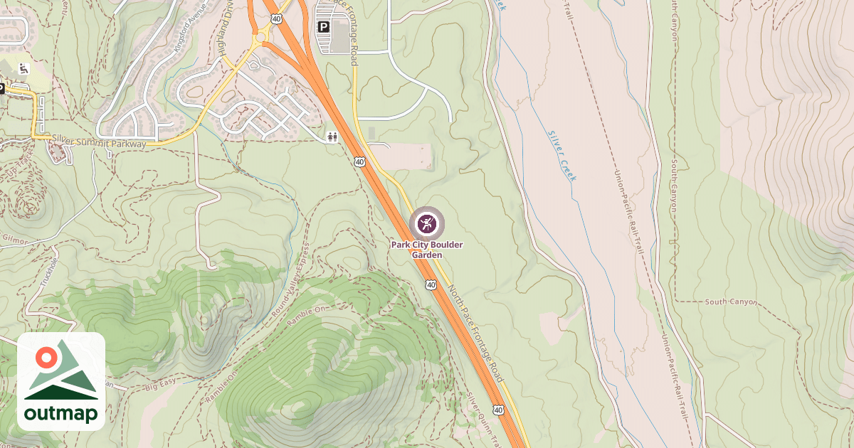 Map of Park City Boulder Garden