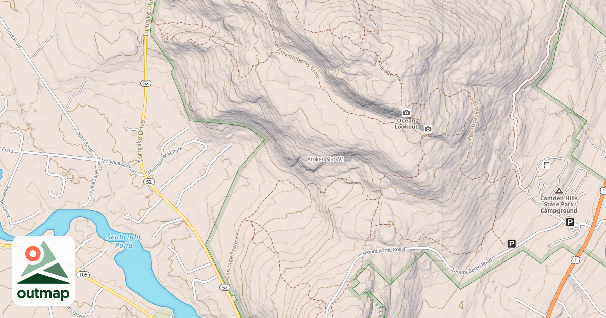 Map of Broken Slab