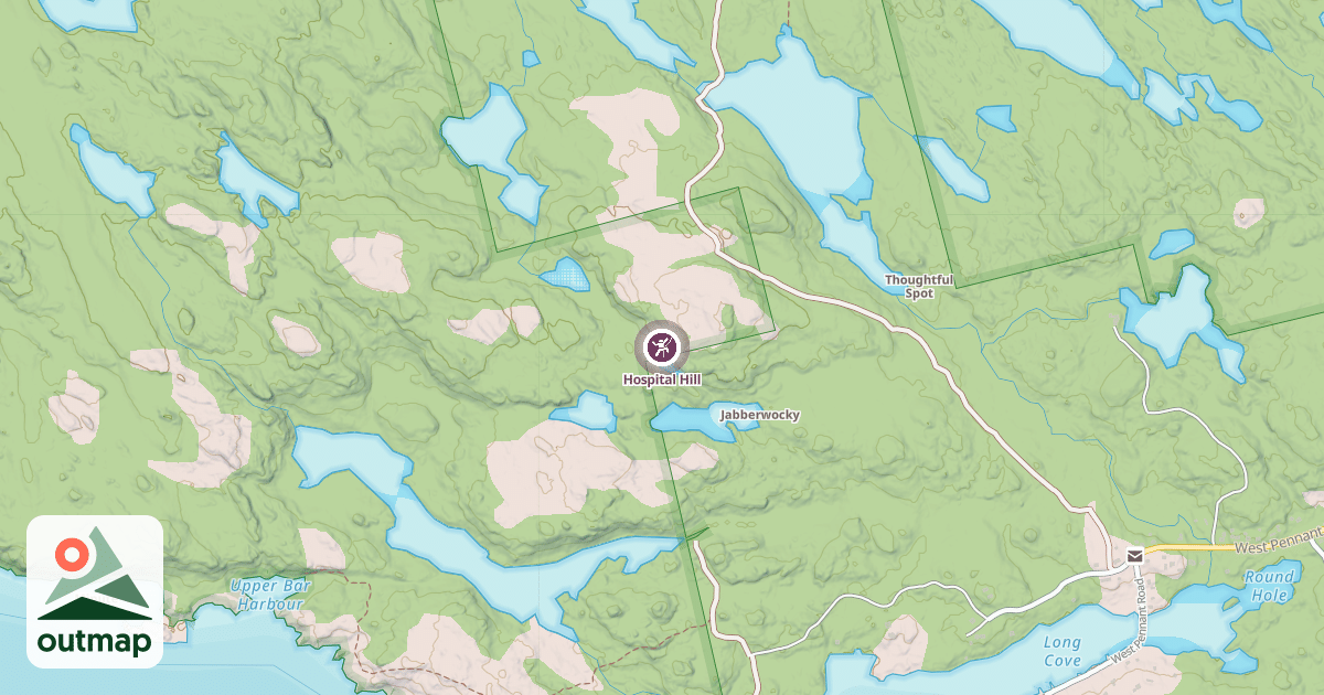 Map of Hospital Hill