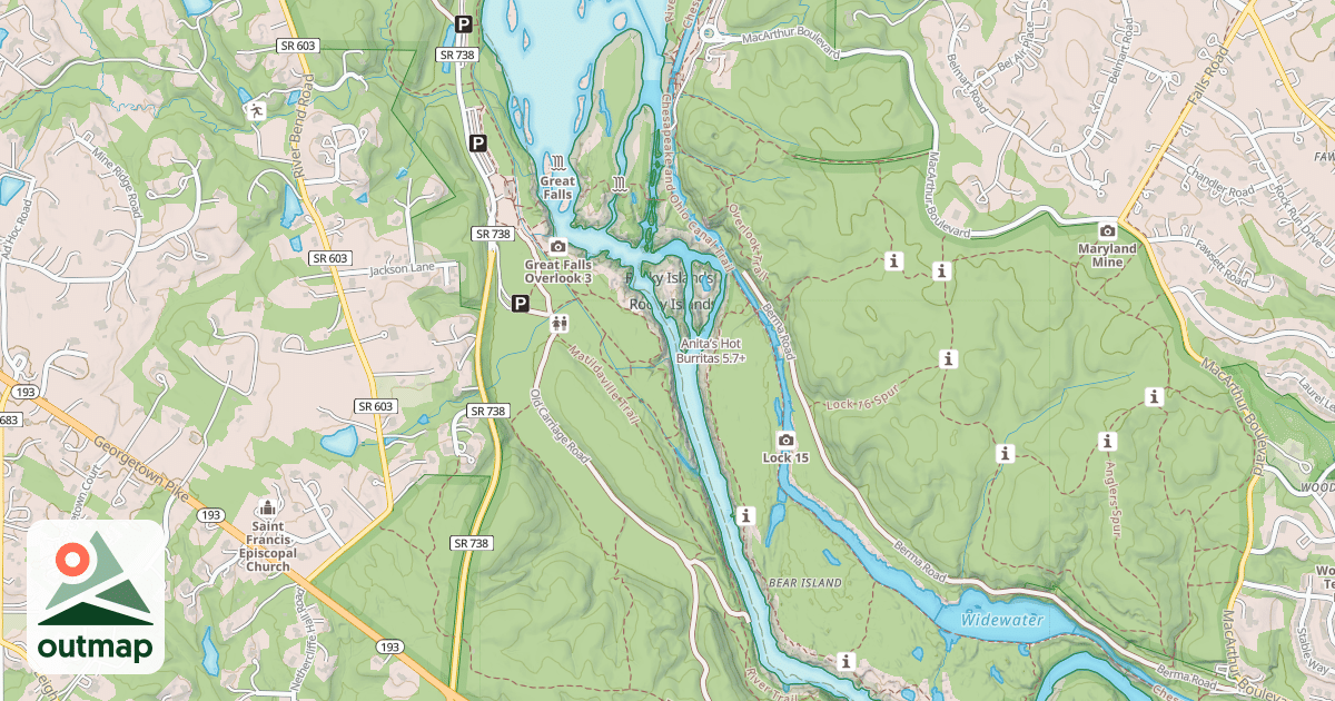 Map of Anita’s Hot Burritas