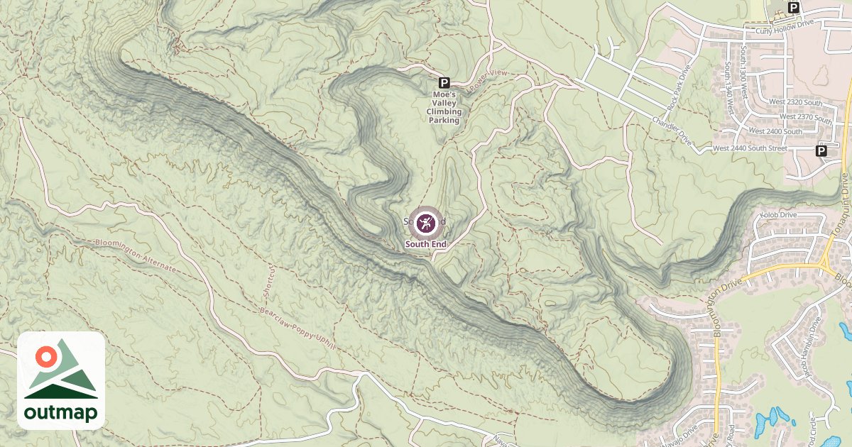 Map of South End
