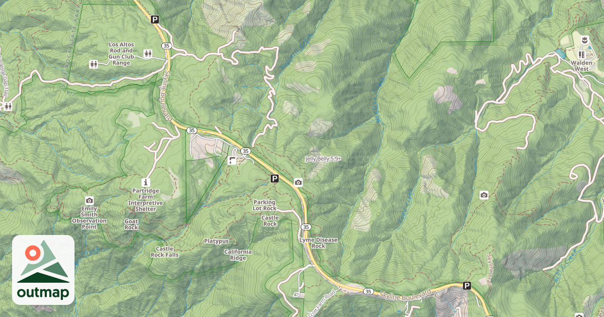 Map of Jelly Belly