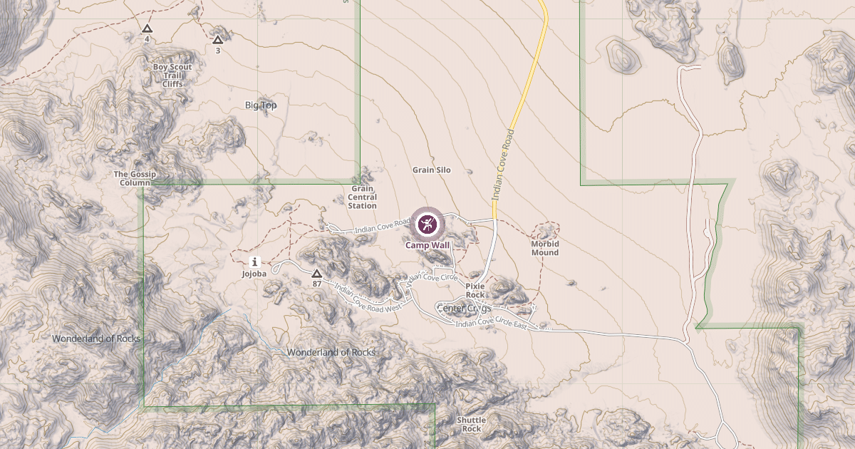 Map preview of Camp Wall
