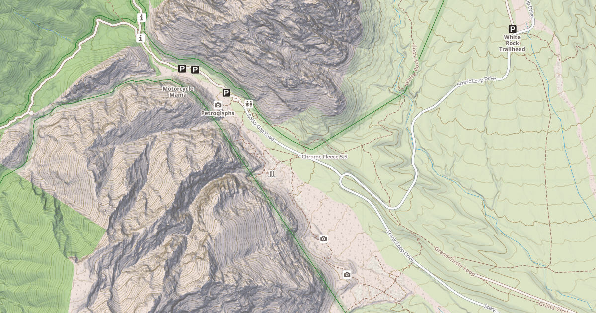 Map preview of Chrome Fleece