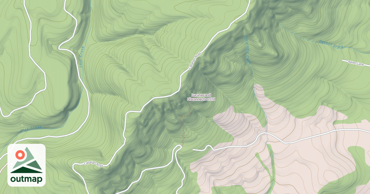 Map of Lucunas and Disconnects