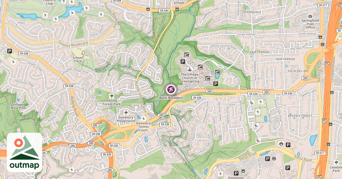 Map of Back Boulders