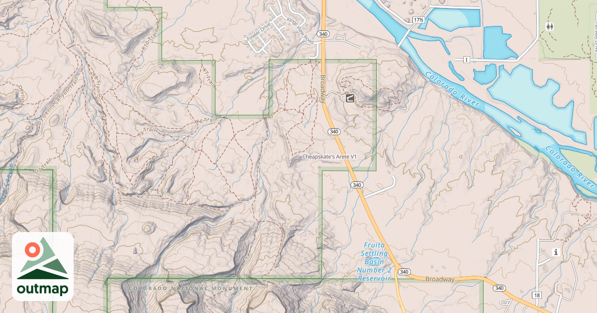 Map of Cheapskate's Arete