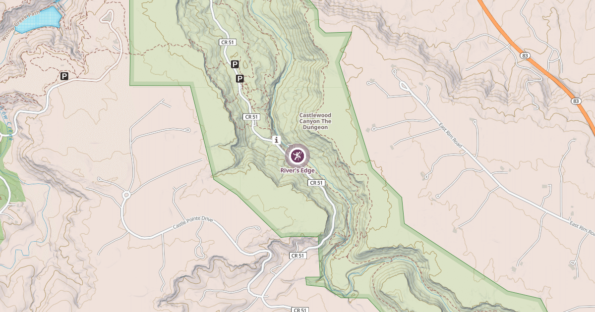 Map preview of River's Edge