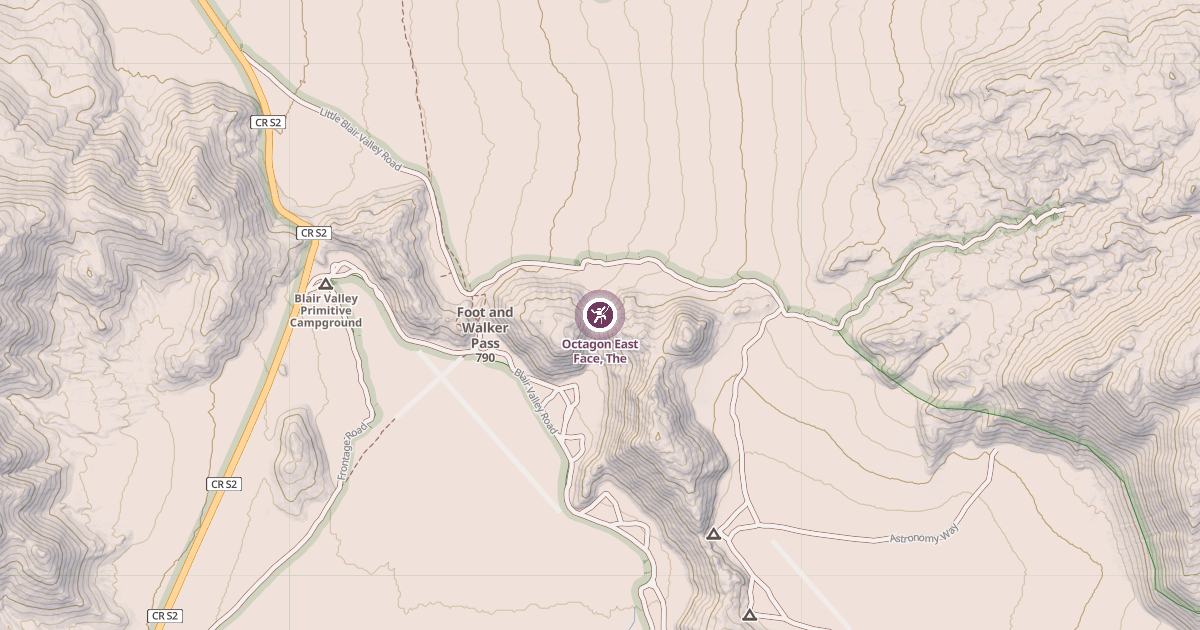Map preview of Octagon East Face, The