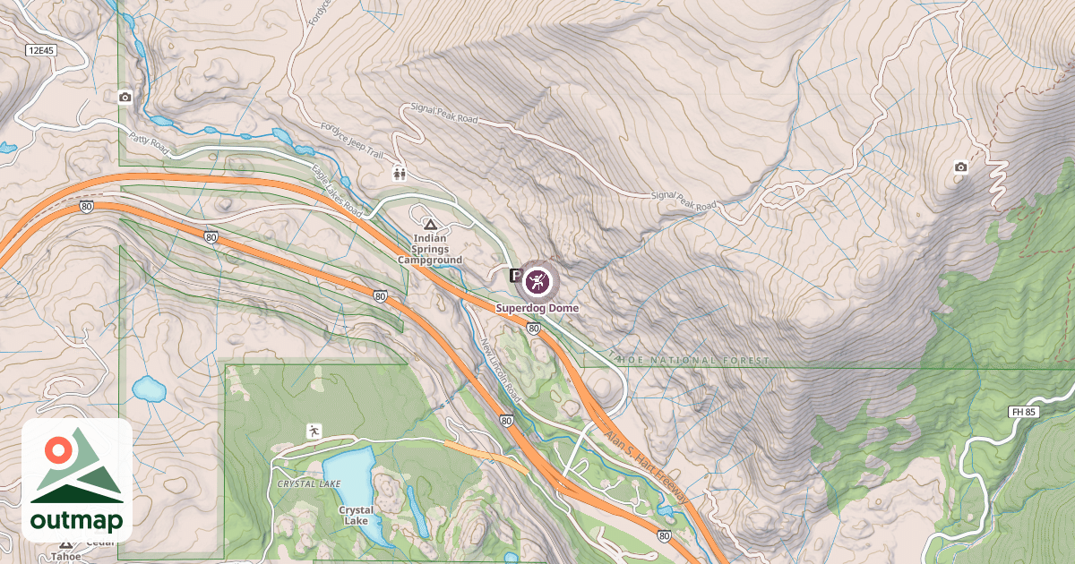 Map of Superdog Dome