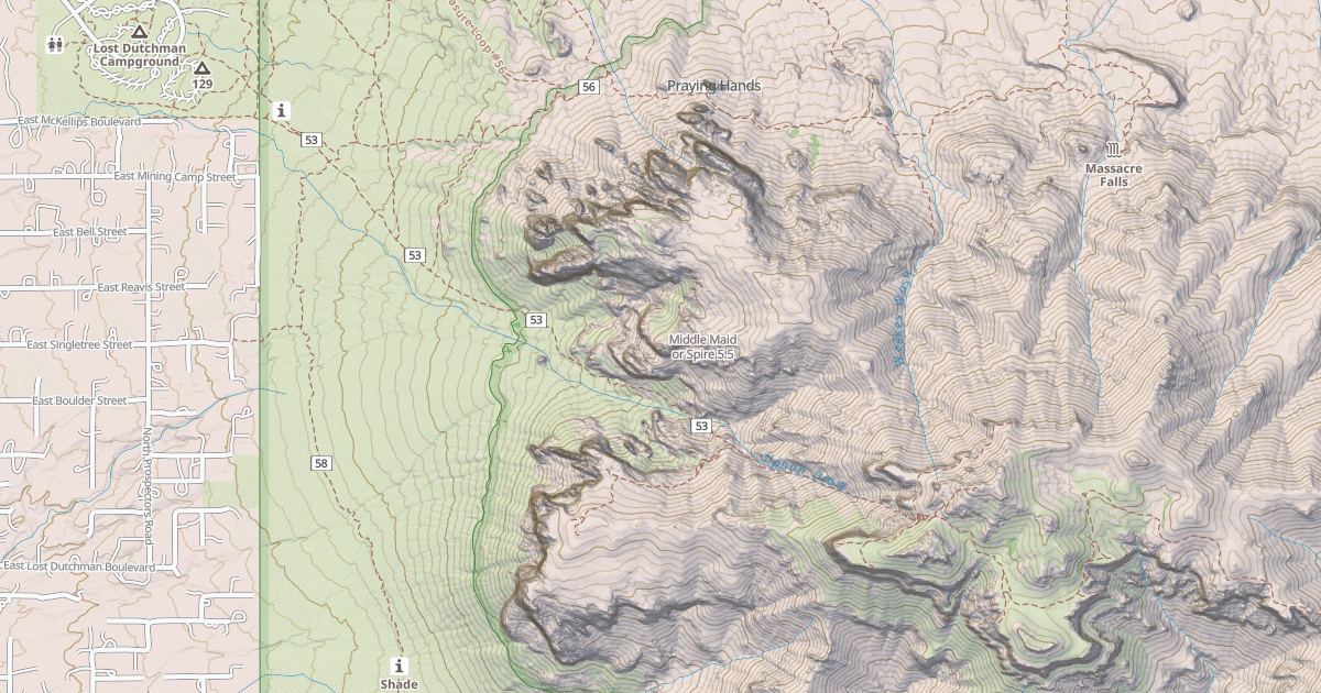 Map preview of Middle Maid or Spire