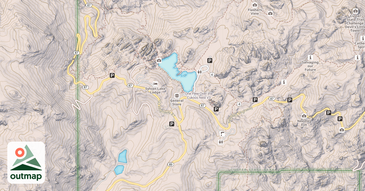 Map of One Flew Over the Cukoos Nest