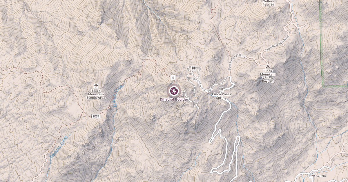 Map preview of Dihedral Boulder