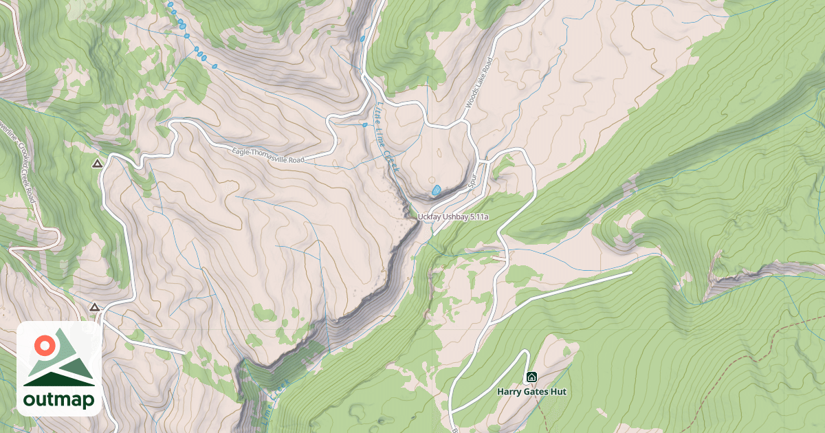 Map of Uckfay Ushbay