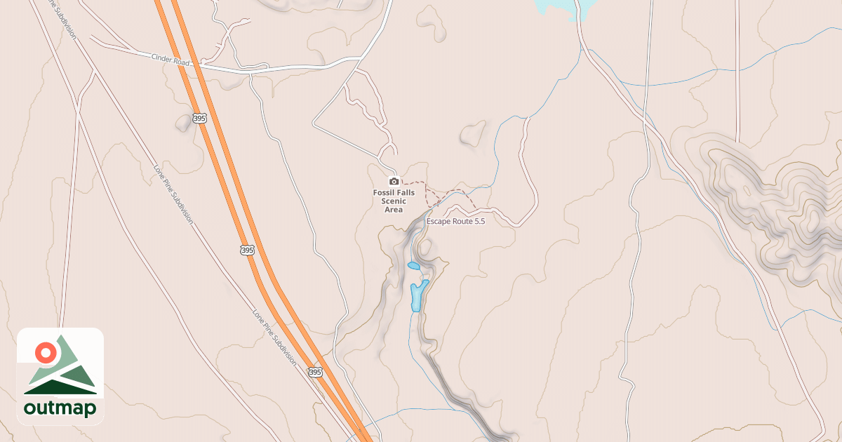 Map of Escape Route