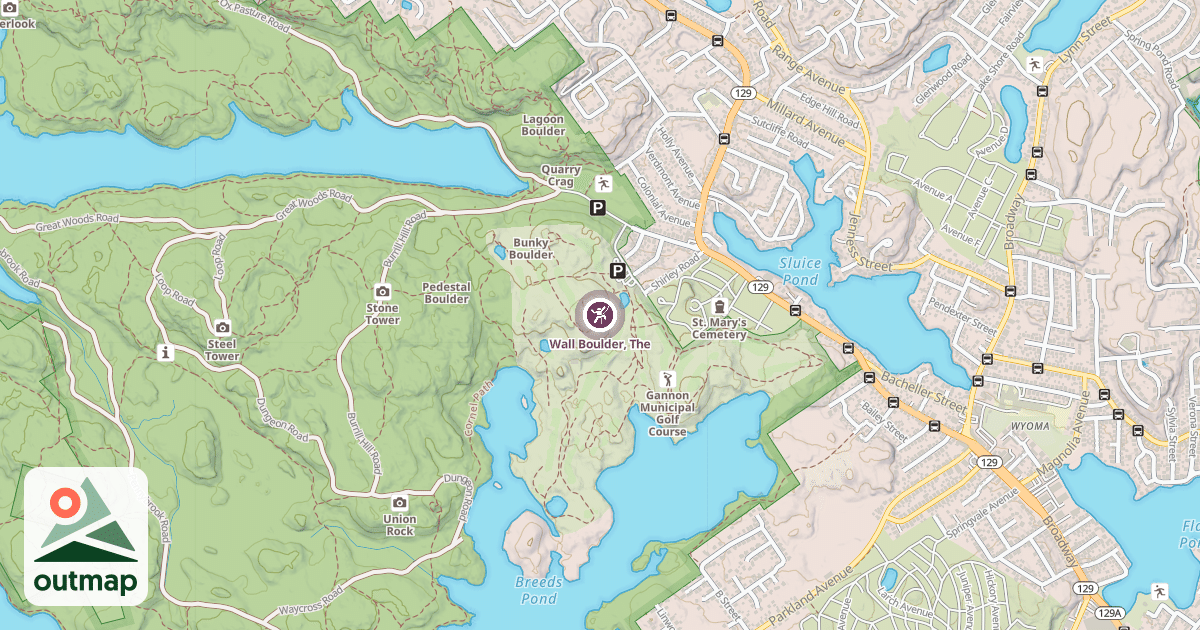 Map of Wall Boulder, The