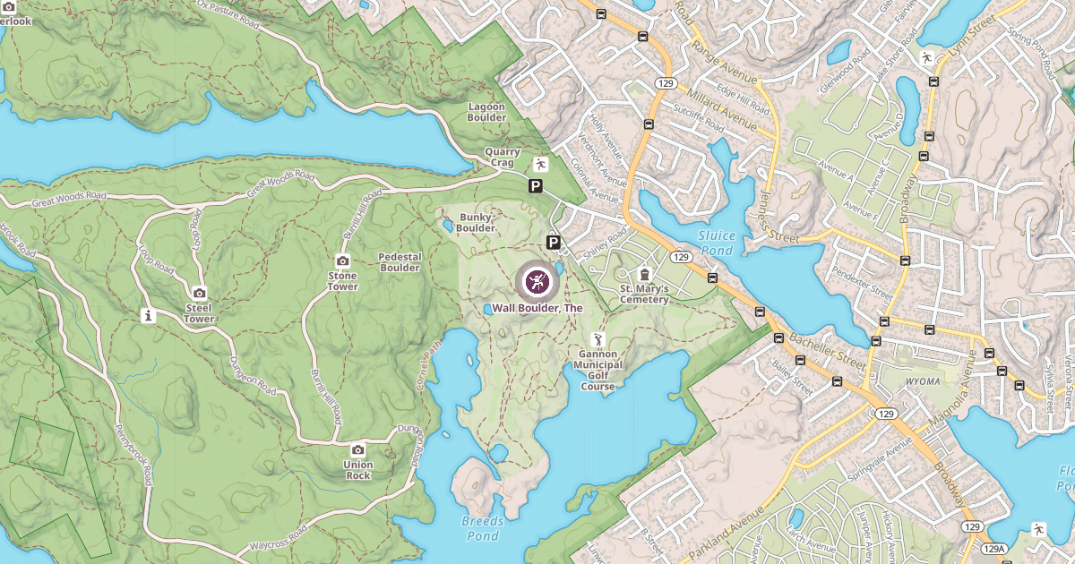 Map preview of Wall Boulder, The
