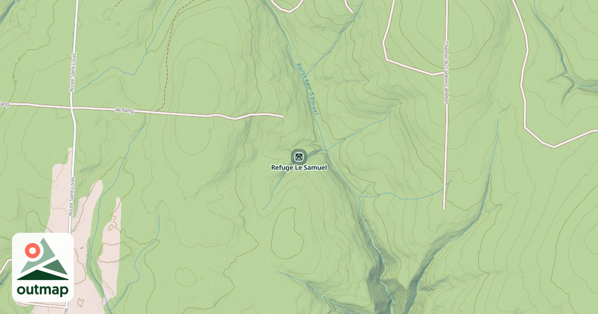 Map of Refuge Le Samuel