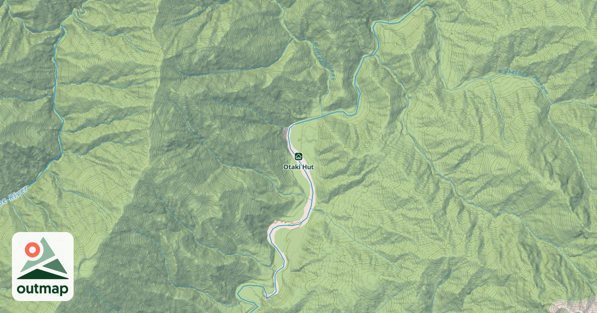 Map of Otaki Hut