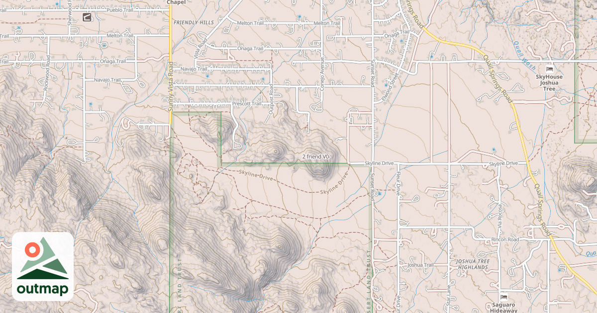 Map of 2 friend