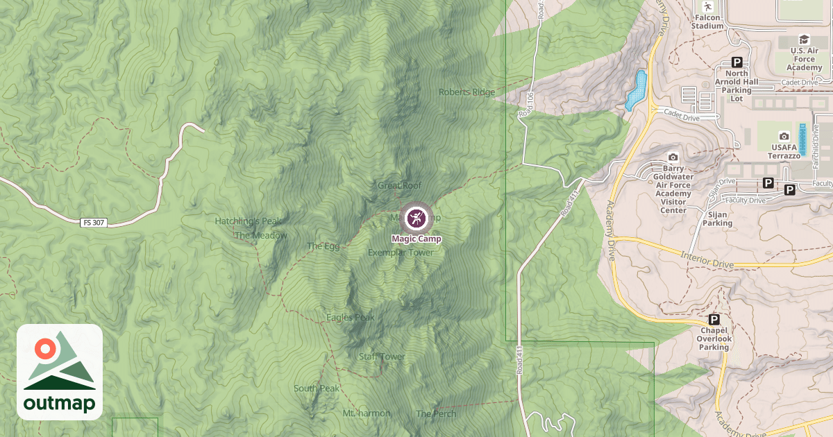 Map of Magic Camp