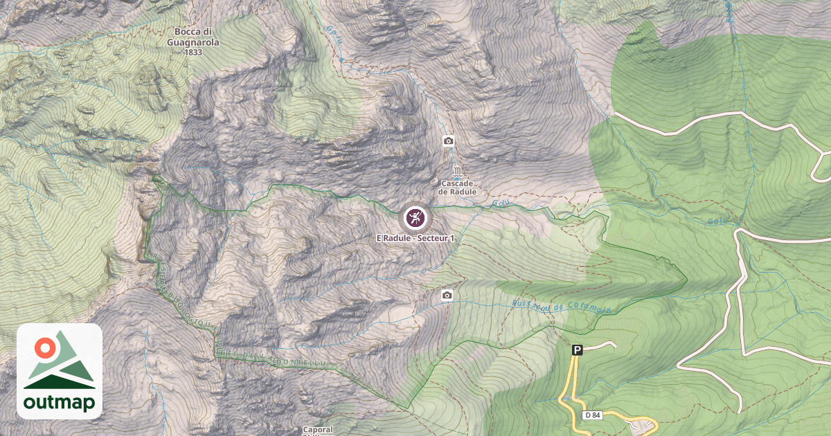 Map of E Radule - Secteur 1