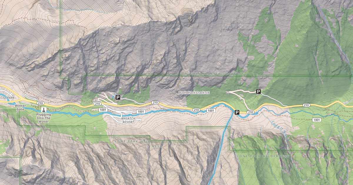 Map preview of Bushwhack Crack