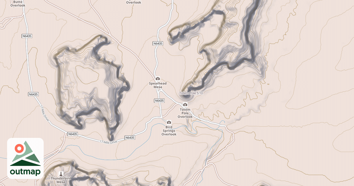 Map of Totem Pole