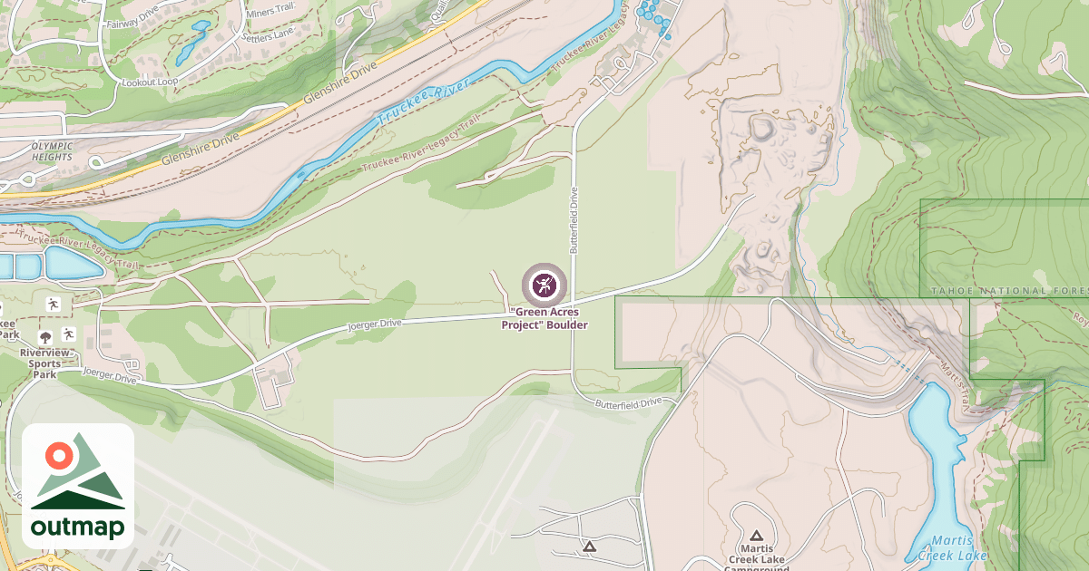Map of "Green Acres Project" Boulder