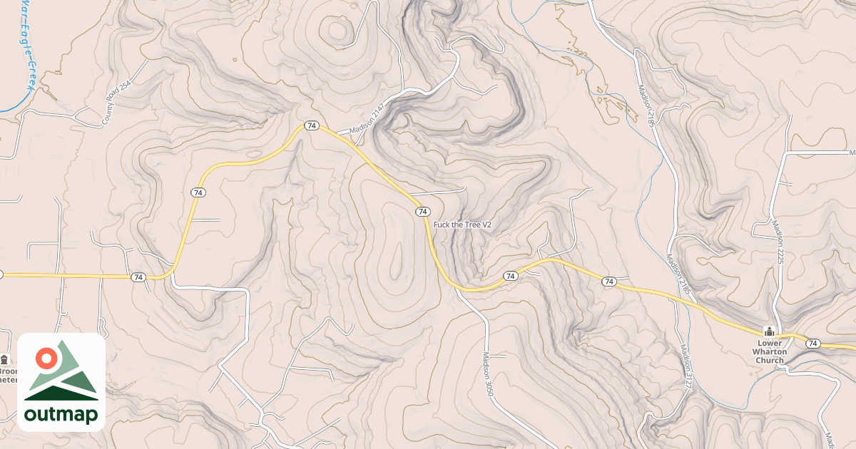 Map of Fuck the Tree