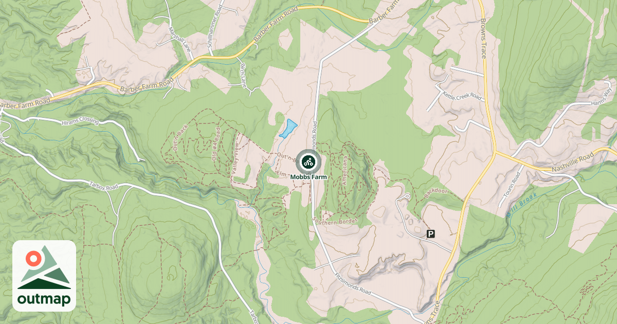 Map of Mobbs Farm