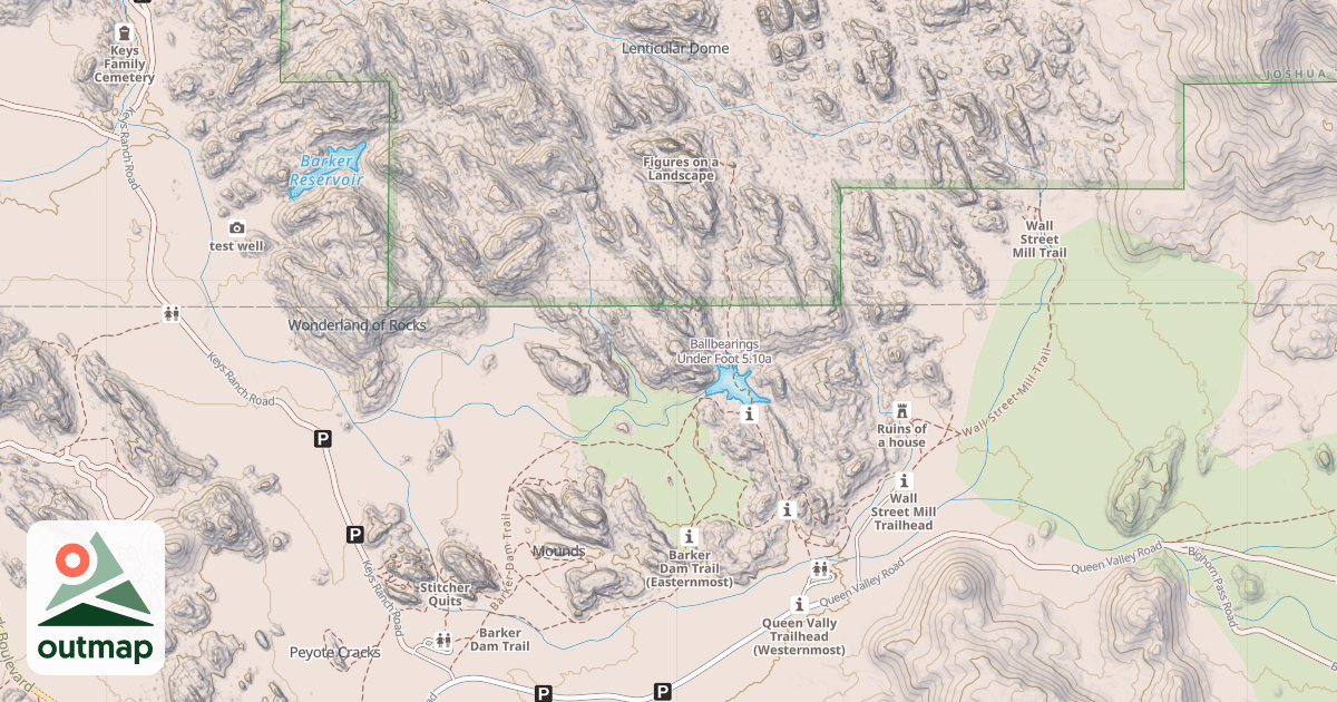 Map of Ballbearings Under Foot