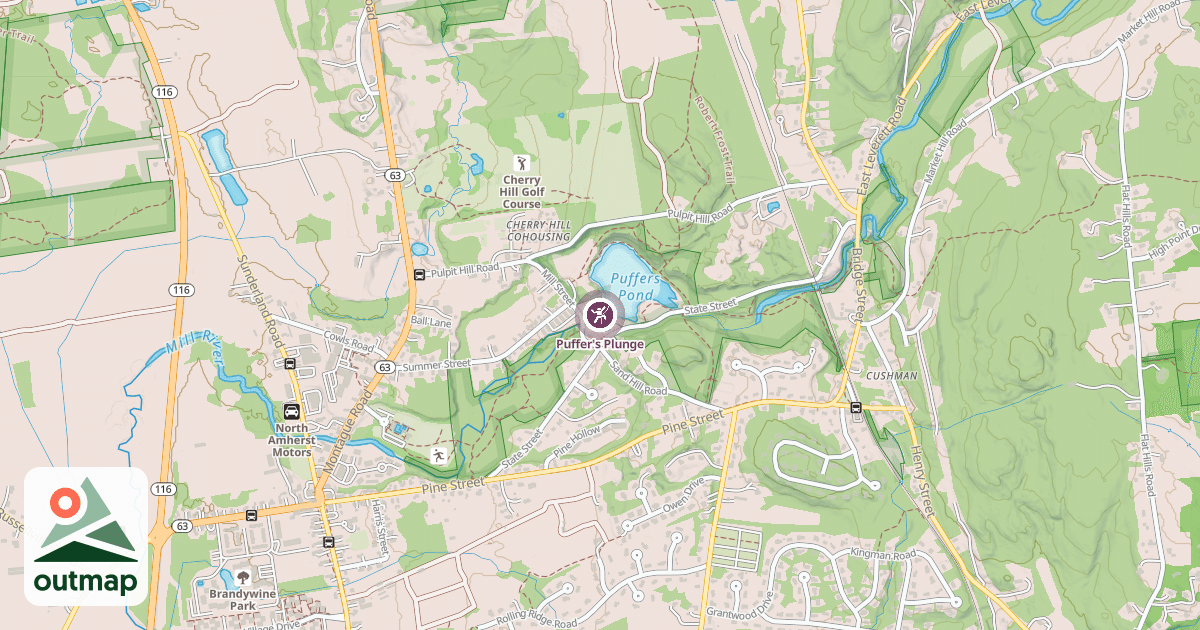 Map of Puffer's Plunge