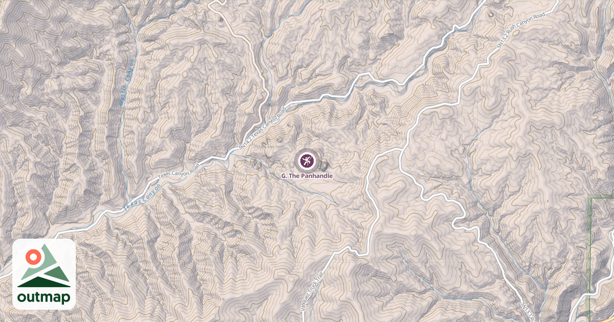Map of G. The Panhandle