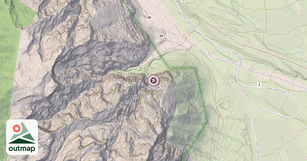 Map of Tiki Cliff
