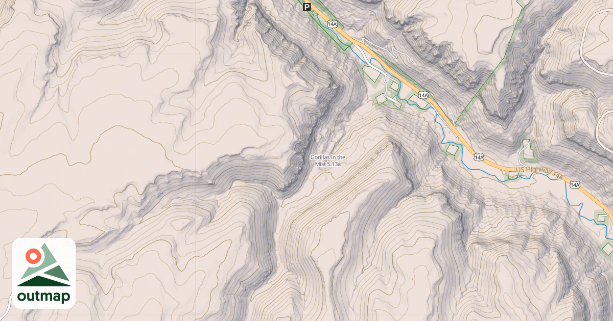 Map of Gorillas in the Mist