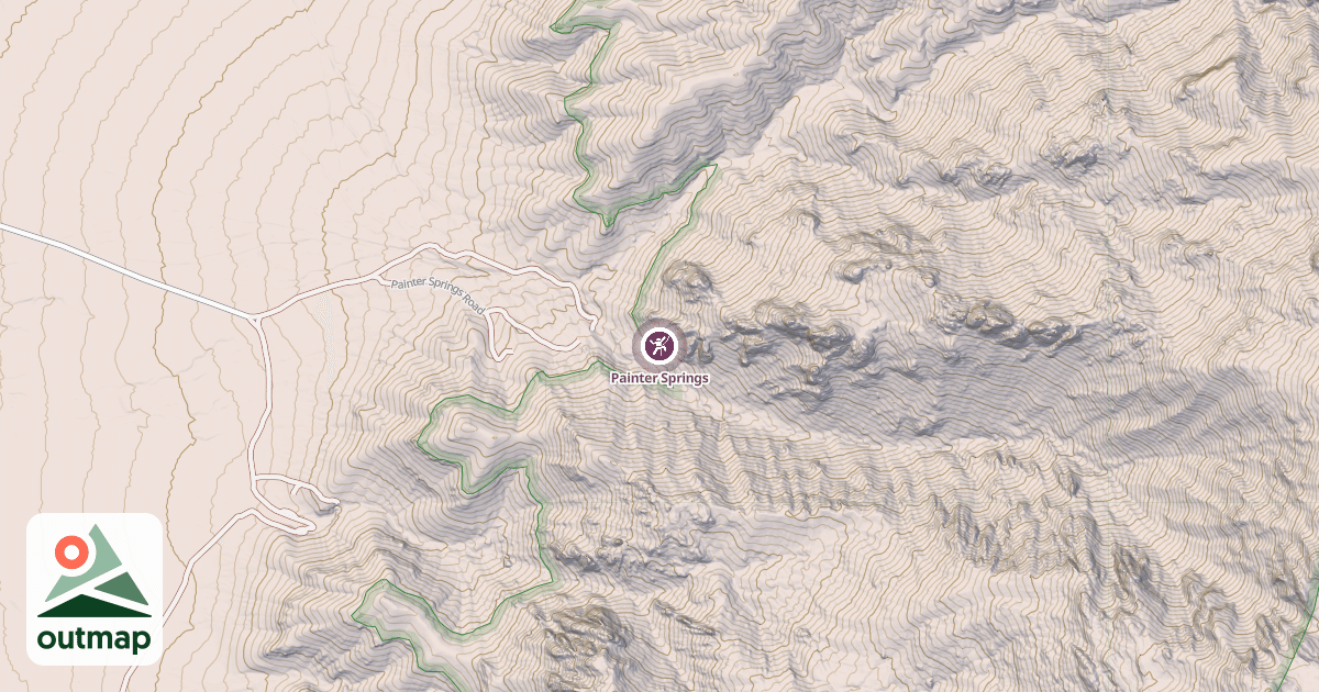 Map of Painter Springs