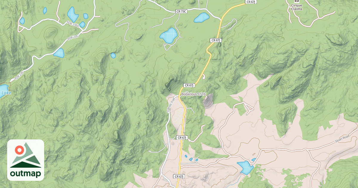 Map of Bodacious
