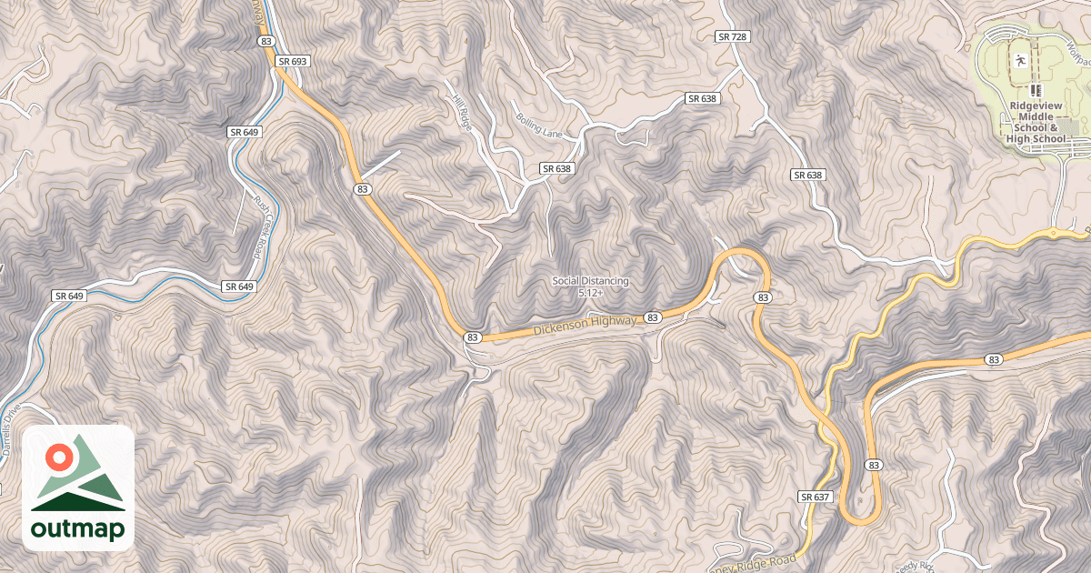 Map of Social Distancing